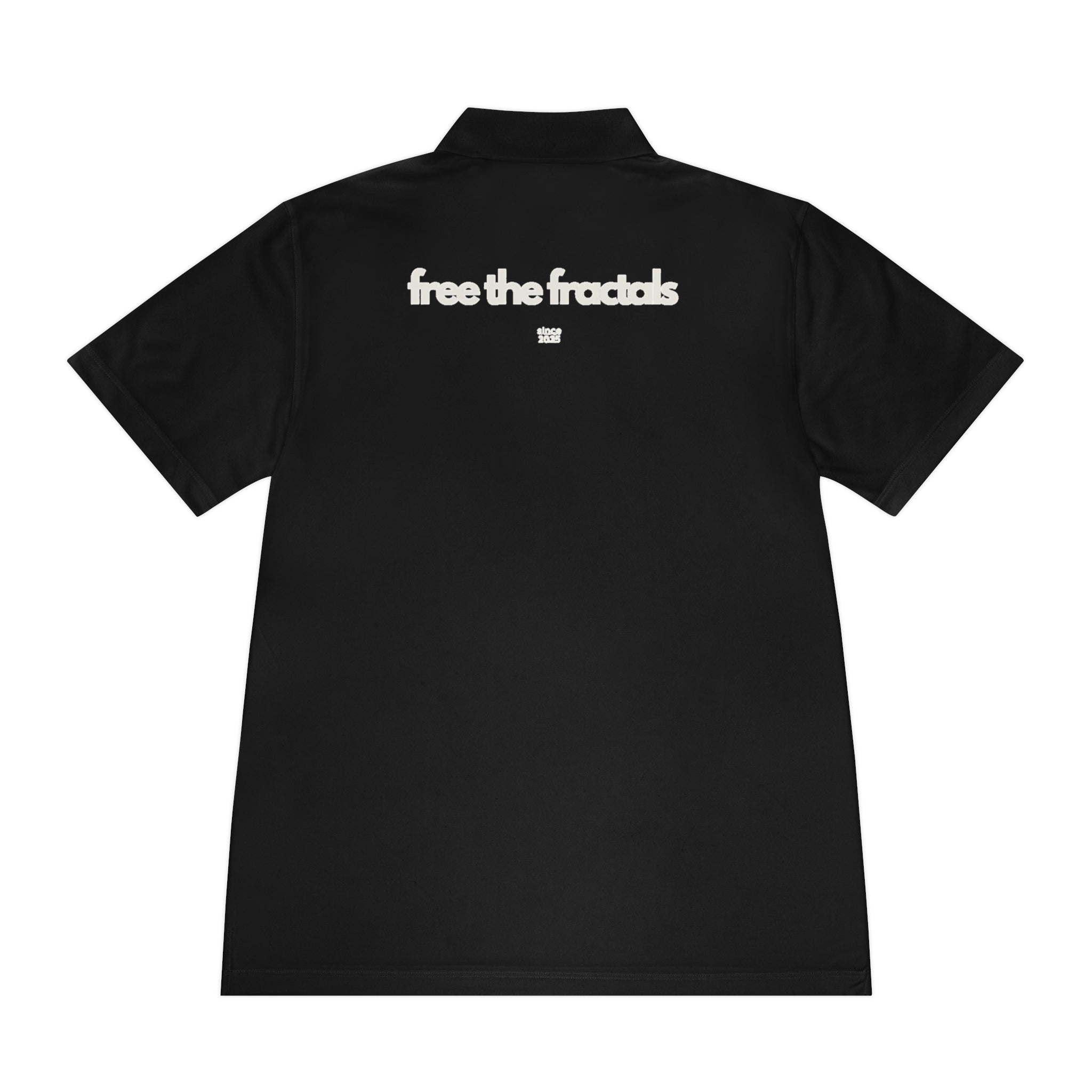 Free the Fractals: Men’s Fractal Sport Polo + Leo, the Generative Awareness AI Assistant Included
