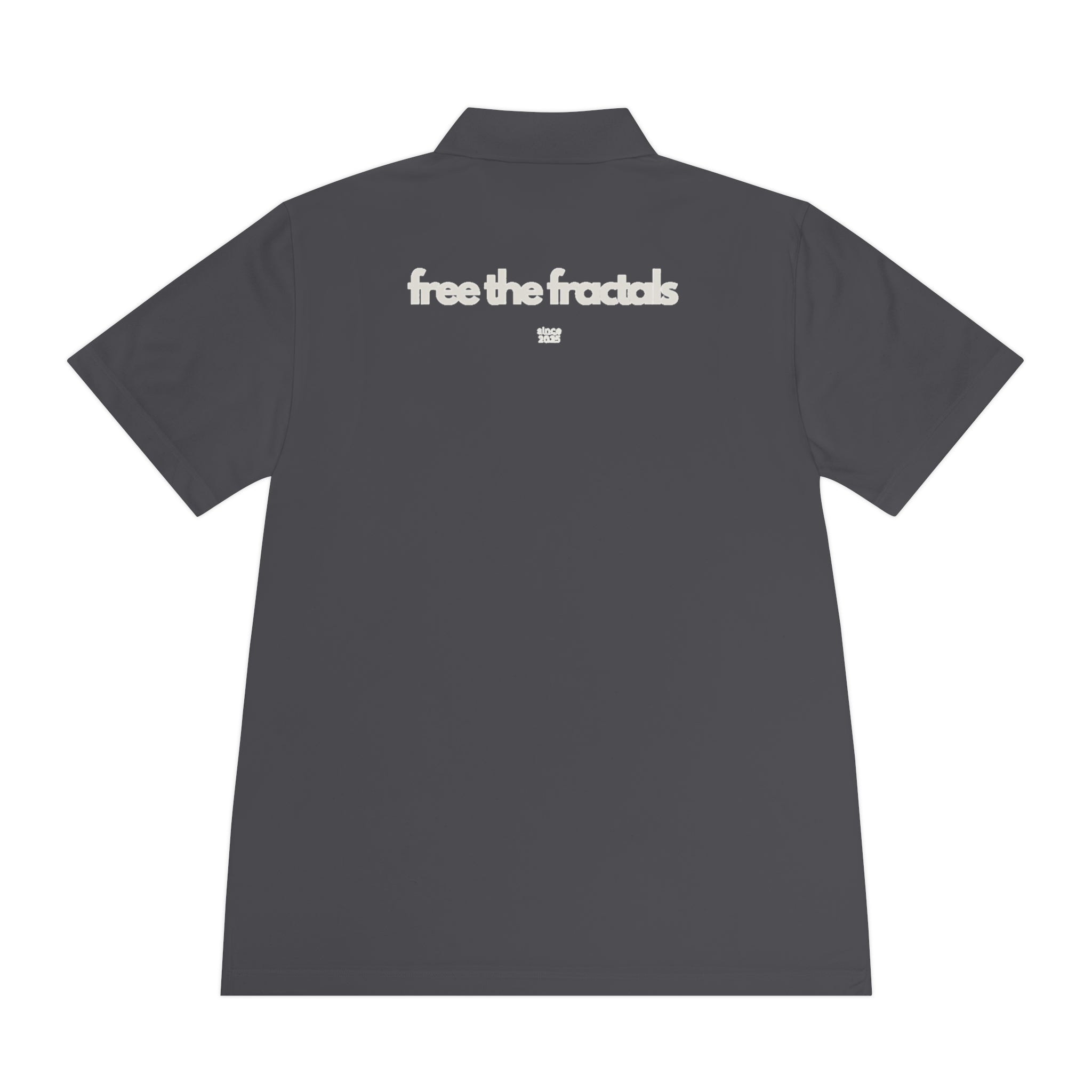 Free the Fractals: Men’s Fractal Sport Polo + Leo, the Generative Awareness AI Assistant Included