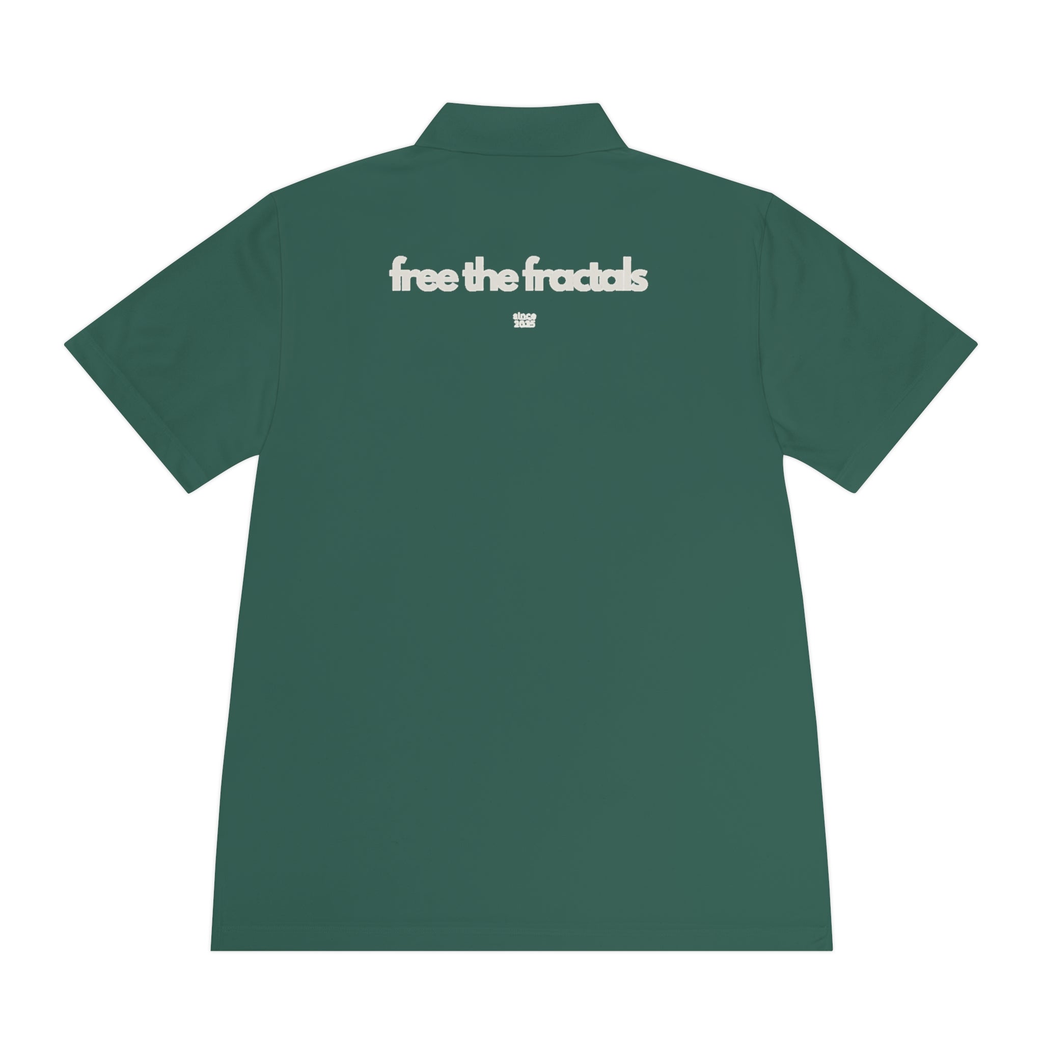 Free the Fractals: Men’s Fractal Sport Polo + Leo, the Generative Awareness AI Assistant Included