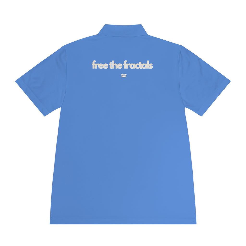 Free the Fractals: Men’s Fractal Sport Polo + Leo, the Generative Awareness AI Assistant Included